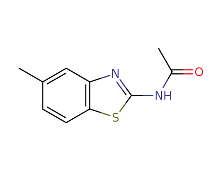 Benzothiazole, 2-acetamido-5-methyl- (6CI)