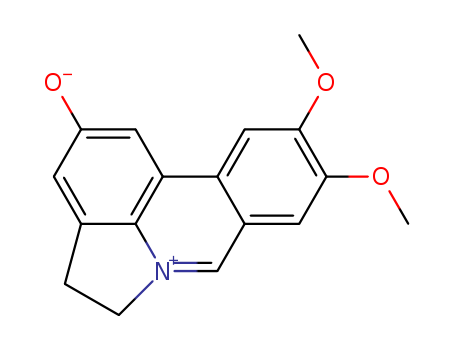Pyrrolo[3,2,1-de]phenanthridinium,4,5-dihydro-2-hydroxy-9,10-dimethoxy-, inner salt
