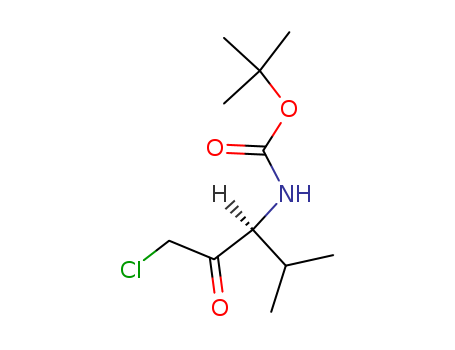 Carbamic acid,[3-chloro-1-(1-methylethyl)-2-oxopropyl]-, 1,1-dimethylethyl ester, (S)- (9CI)