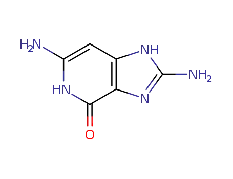 Molecular Structure of 103438-45-5 (4H-Imidazo(4,5-c)pyridin-4-one, 2,6-diamino-1,5-dihydro-)