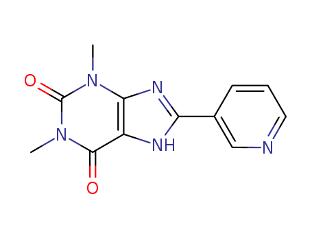 1H-Purine-2,6-dione,3,9-dihydro-1,3-dimethyl-8-(3-pyridinyl)- cas  1029-62-5