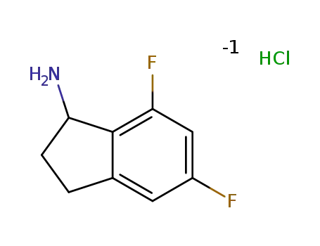 Molecular Structure of 2197054-96-7 (C<sub>9</sub>H<sub>9</sub>F<sub>2</sub>N*(x)ClH)