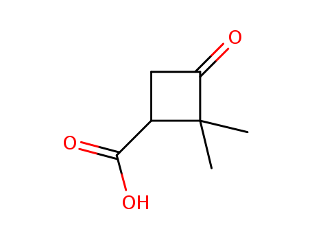 Cyclobutanecarboxylicacid, 2,2-dimethyl-3-oxo- cas  3183-43-5
