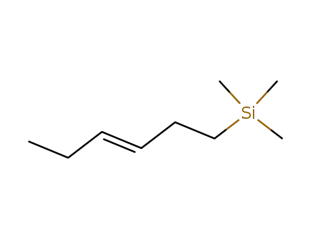 Molecular Structure of 103110-63-0 (3-Hexenyltrimethylsilane)