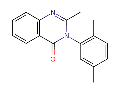 Molecular Structure of 10367-31-4 (3-(2,5-dimethylphenyl)-2-methylquinazolin-4(3H)-one)