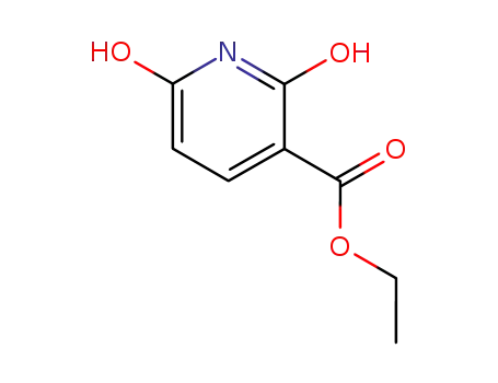 Molecular Structure of 40975-40-4 (2,6-dihydroxy-nicotinic acid ethyl ester)