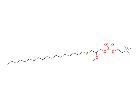 2-methoxy-3-(octadecylsulfanyl)propyl 2-(trimethylammonio)ethyl phosphate