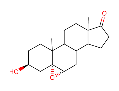 Molecular Structure of 10338-34-8 ((3beta,5beta,6beta)-3-hydroxy-5,6-epoxyandrostan-17-one)