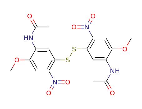 bis-(5-acetylamino-4-methoxy-2-nitro-phenyl)-disulfide