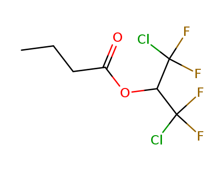 Butyric acid 2-chloro-1-(chlorodifluoromethyl)-2,2-difluoroethyl ester