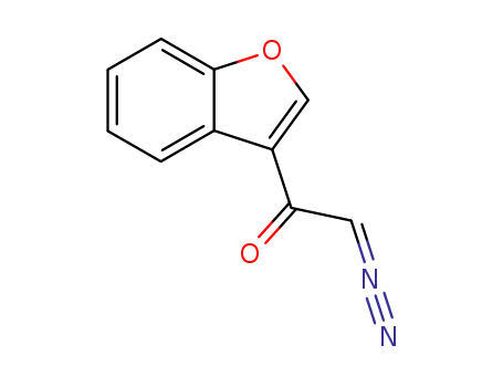 1-benzofuran-3-yl-2-diazo-ethanone