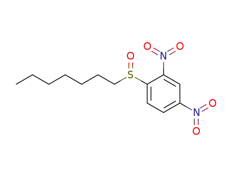 Molecular Structure of 1036-52-8 (1-(heptylsulfinyl)-2,4-dinitrobenzene)