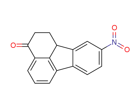 Molecular Structure of 92795-42-1 (9-Nitro-1,10b-dihydro-3(2H)-fluoranthenone)