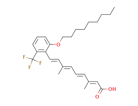 ethyl (2E,4E,6E,8E)-3,7-dimethyl-9-[2-nonoxy-6-(trifluoromethyl)phenyl]nona-2,4,6,8-tetraenoate