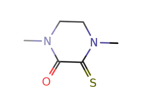 Molecular Structure of 195048-48-7 (Piperazinone, 1,4-dimethyl-3-thioxo- (9CI))