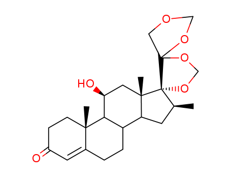 11β-Hydroxy-16α-Methyl-17,20:20,21-bis(Methylenedioxy)-pregn-4-en-3-one
