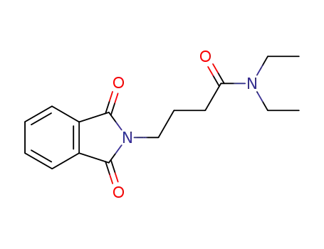 Molecular Structure of 10312-36-4 (N,N-Diethyl-1,3-dioxo-2-isoindolinebutyramide)