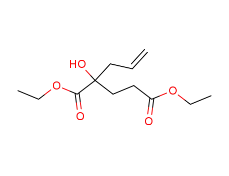 diethyl 2-allyl-2-hydroxypentanedioate