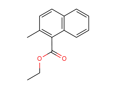 Molecular Structure of 103244-32-2 (ethyl 2-methyl-1-naphthalenecarboxylate)