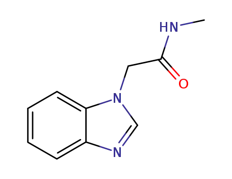 1-Benzimidazoleacetamide,N-methyl-(6CI)