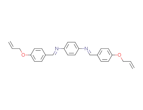 Molecular Structure of 102947-88-6 (N,N'-Bis[[4-(2-propen-1-yloxy)phenyl]methylene]-1,4-benzenediamine)