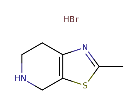 Molecular Structure of 1030122-16-7 (2-METHYL-4,5,6,7-TETRAHYDRO-THIAZOLO[5,4-C]PYRIDINE HYDROBROMIDE)