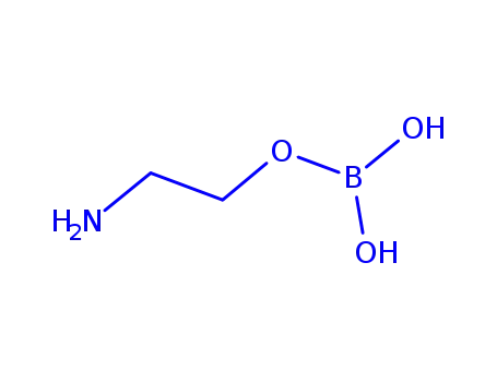 Molecular Structure of 10377-81-8 (2-aminoethanol, monoester with boric acid)