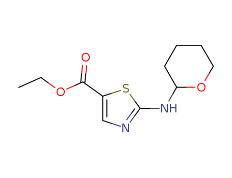 ethyl 2-(tetrahydro-2H-pyran-2-ylamino)-1,3-thiazole-5-carboxylate