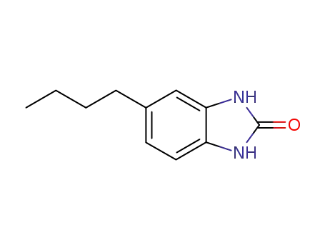 Molecular Structure of 103853-61-8 (2-Benzimidazolinone,5-butyl-(6CI))