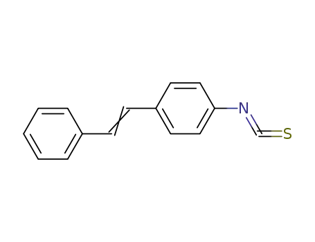 Molecular Structure of 10319-35-4 (1-isothiocyanato-4-(2-phenylethenyl)benzene)