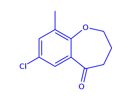 7-Chloro-9-methyl-3,4-dihydro-2H-benzo[b]oxepin-5-one