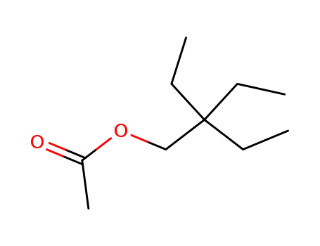 Molecular Structure of 10332-40-8 (2,2-diethylbutyl acetate)