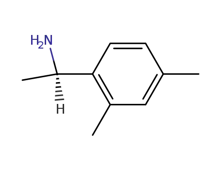 Molecular Structure of 856563-10-5 (Benzenemethanamine, α,2,4-trimethyl-, (αR)-)
