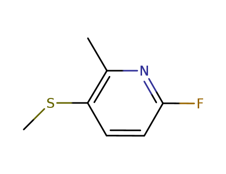 6-fluoro-2-methyl-3-(methylthio)pyridine