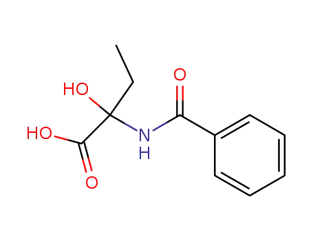 Butyric  acid,  2-benzamido-2-hydroxy-  (6CI)