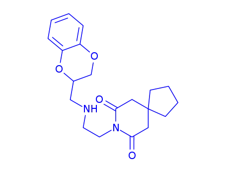 Molecular Structure of 102908-59-8 (Binospirone)
