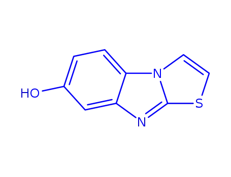 Molecular Structure of 103028-57-5 (Thiazolo[3,2-a]benzimidazol-7-ol (6CI))