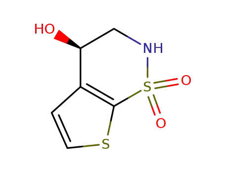 3,4-dihydro-4(R)-hydroxy-2H-thieno[3,2-e]-1,2-thiazine-1,1-dioxide