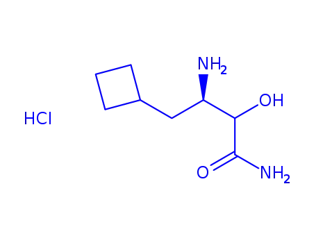 (2R)-4-amino-1-cyclobutyl-3-hydroxy-4-oxobutan-2-aminium chloride