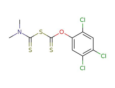 O-<2,4,5-Trichlor-phenyl>-S-<N,N-dimethyl-thiocarbamoyl>-dithiocarbonat