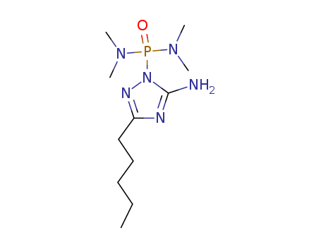 3-AMINO-2-(BIS(DIMETHYLAMINE))PHOSPHORYL-5-PENTYL-1,2,4-TRIAZOLE