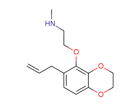 Molecular Structure of 10312-87-5 (5-[2-(Methylamino)ethoxy]-6-allyl-1,4-benzodioxin)