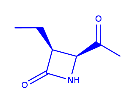 2-AZETIDIN-1-YLNE,4-ACETYL-3-ETHYL-,(3R-CIS)-