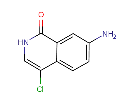 Molecular Structure of 1036390-32-5 (7-amino-4-chloro-1,2-dihydroisoquinolin-1-one)