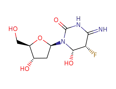(5S,6S)-5-Fluoro-6-hydroxy-1-((2R,4S,5R)-4-hydroxy-5-hydroxymethyl-tetrahydro-furan-2-yl)-4-imino-tetrahydro-pyrimidin-2-one