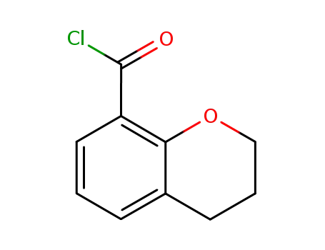 Molecular Structure of 1034566-09-0 (Chroman-8-carbonyl chloride , 90%)