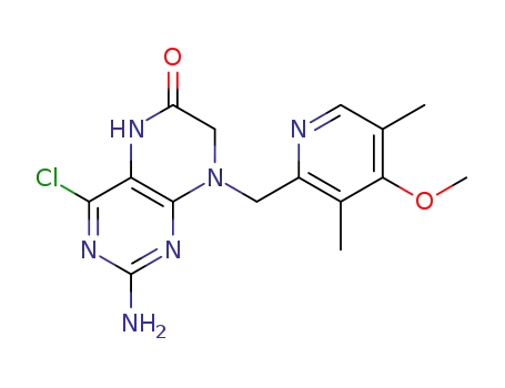 2-aMino-4-chloro-8-((4-Methoxy-3,5-diMethylpyridin-2-yl)Methyl)-7,8-dihydropteridin-6(5H)-one