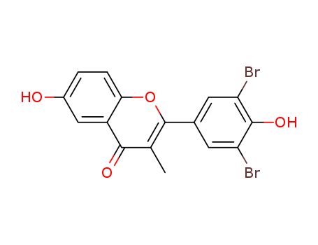 3-METHYL-4',6-DIHYDROXY-3',5'-DIBROMOFLAVONE