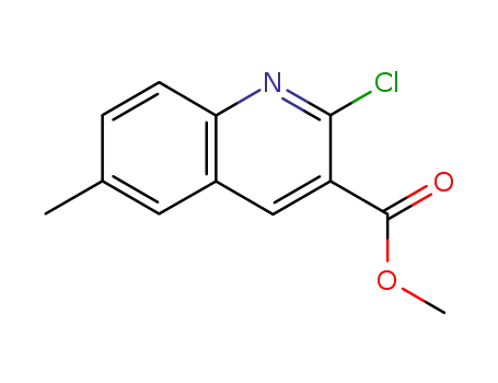 Molecular Structure of 773874-60-5 (methyl 2-chloro-6-methylquinoline-3-carboxylate)