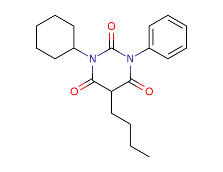 5-Butyl-1-cyclohexyl-3-phenylbarbituric acid